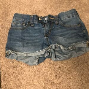 Old navy blue jean shorts